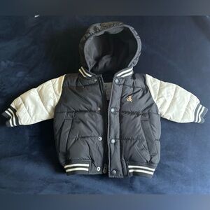 Baby GAP puffer jacket with removable hood 6-12 months